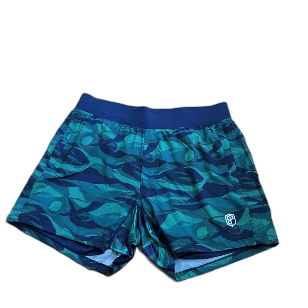 Born Primitive Camo Jungle Tiger 5" Lined Shorts Compression Athletic XL Gymcore